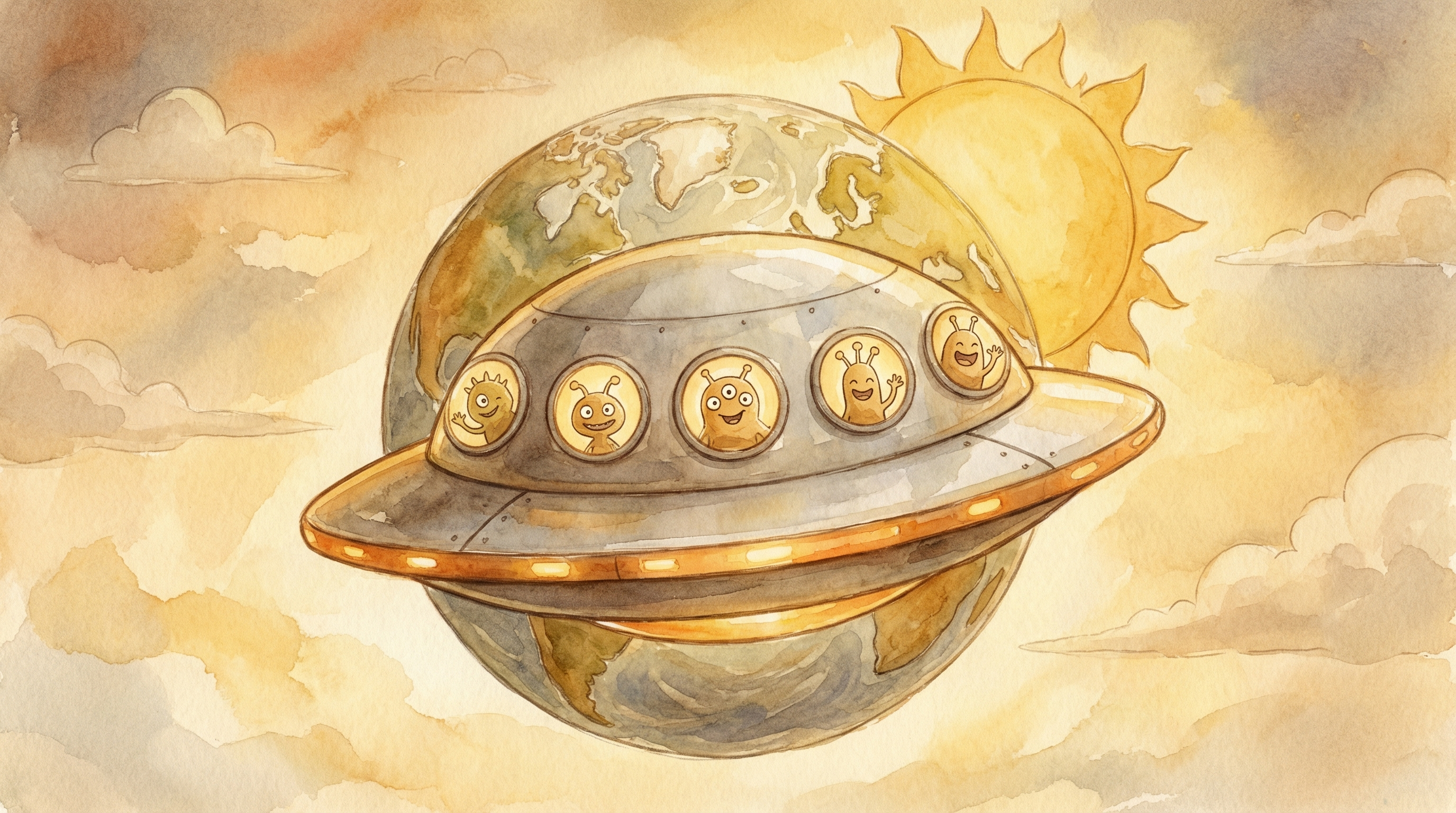 Five Little Men in a Flying Saucer