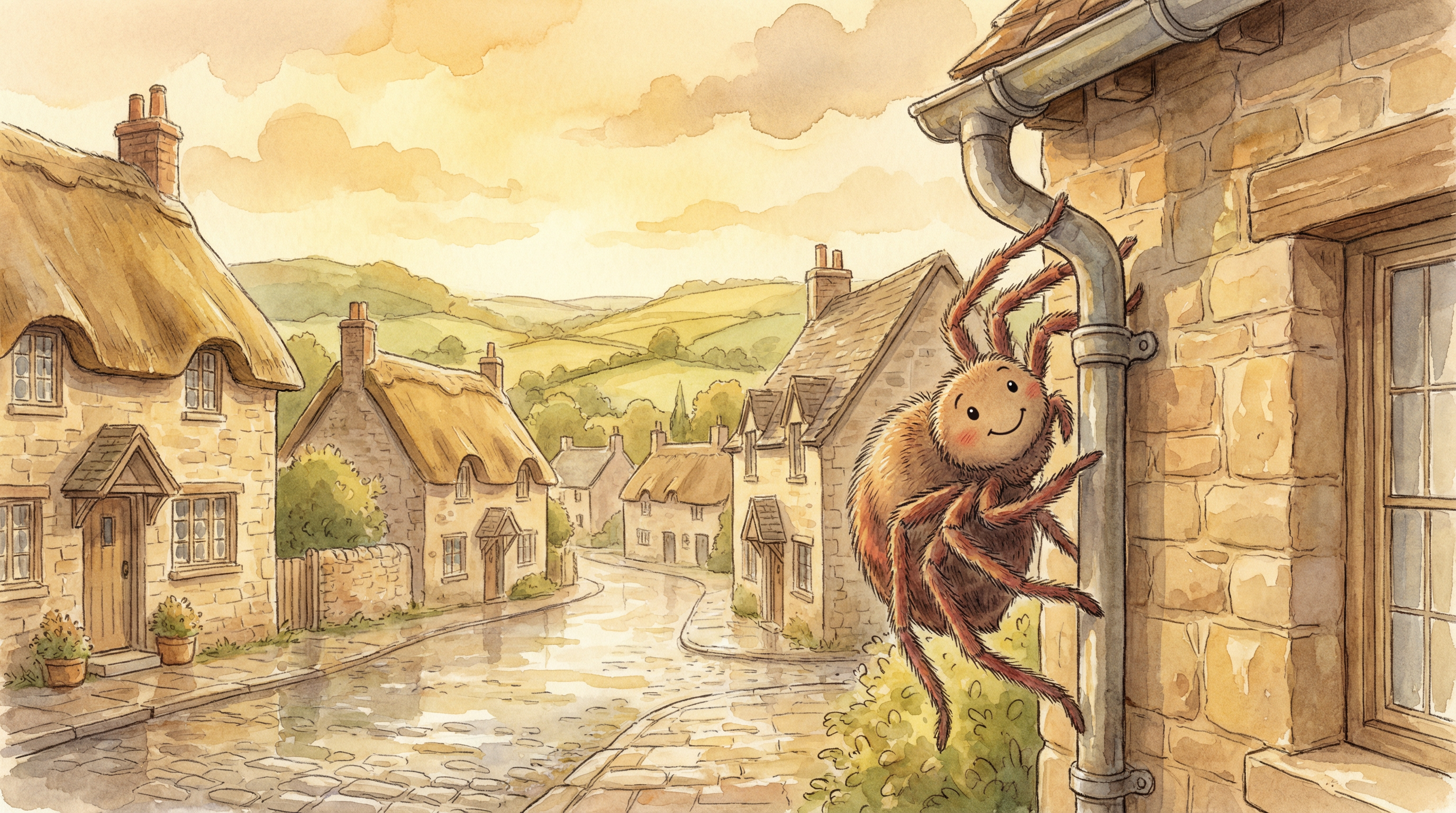Illustration for Incy Wincy Spider