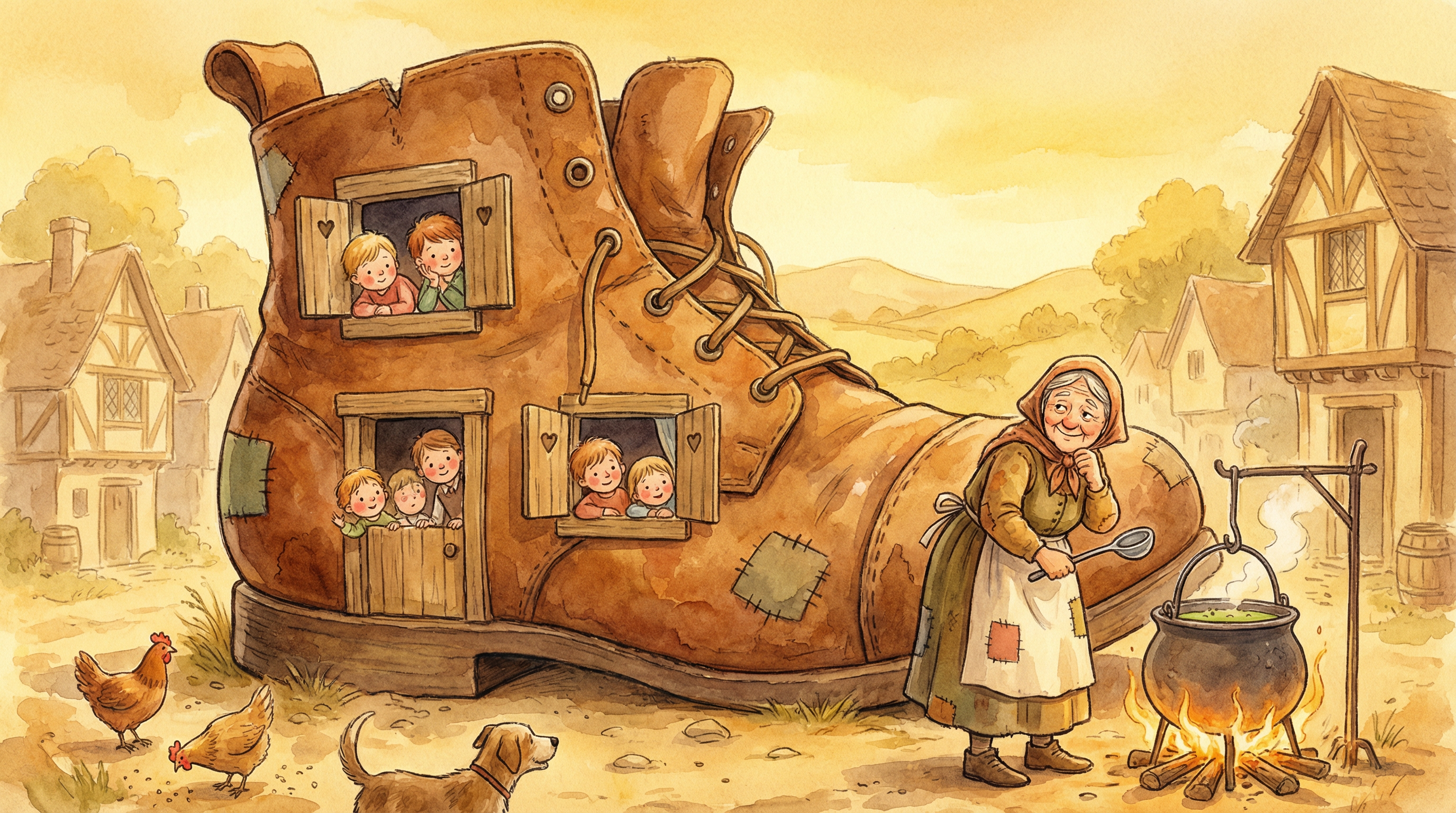 There Was an Old Woman Who Lived in a Shoe